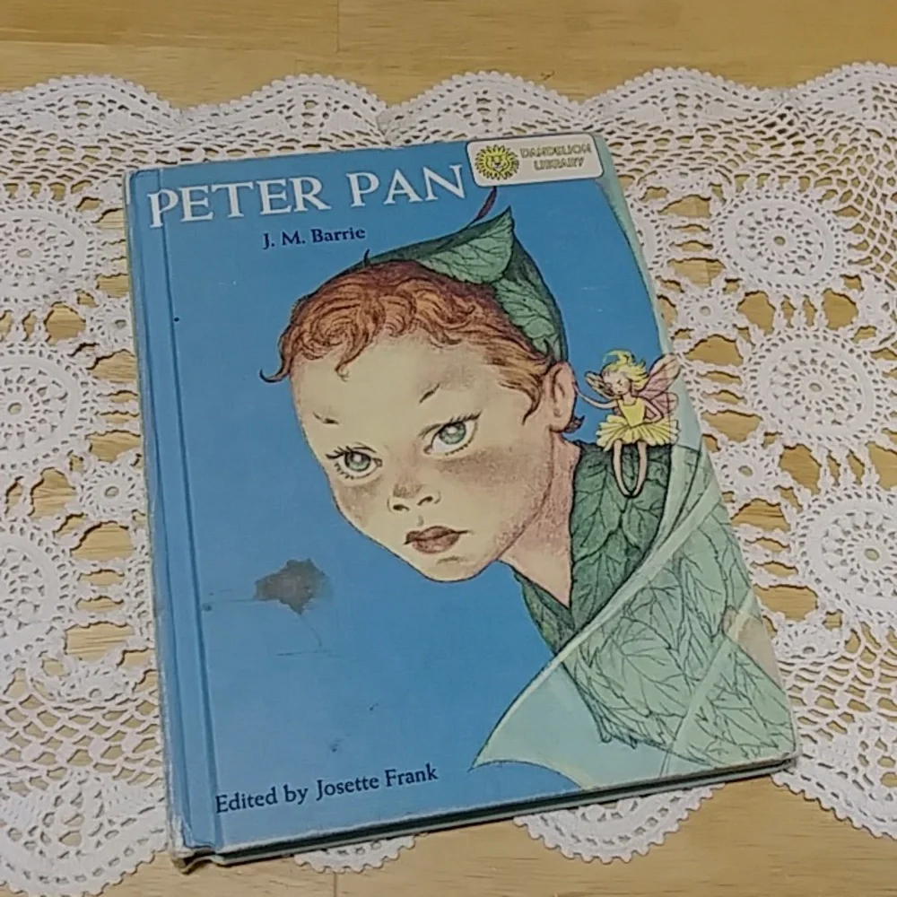 Vintage Peter Pan and Alice in Wonderland book